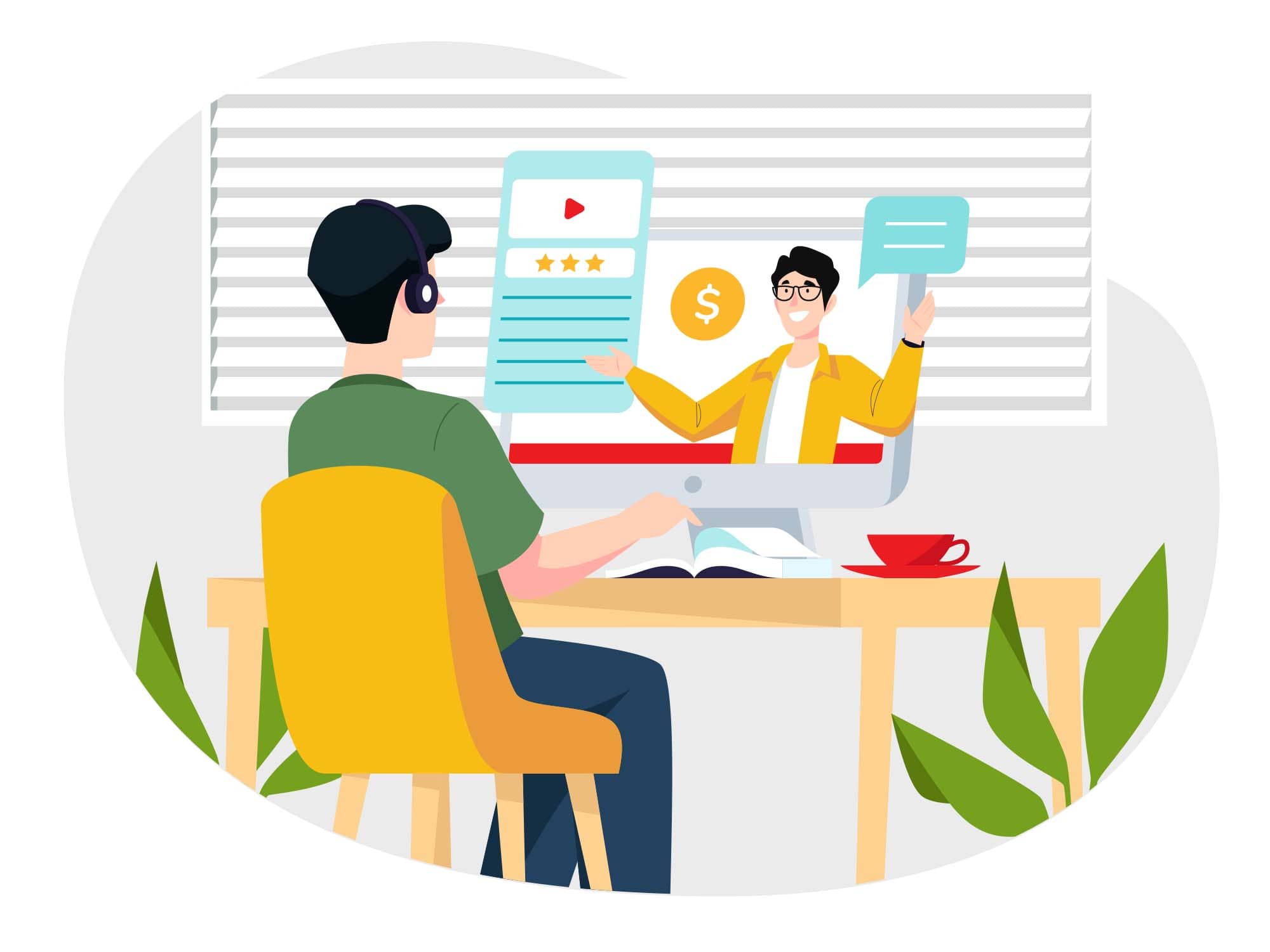 Laptop on desk with website mockups